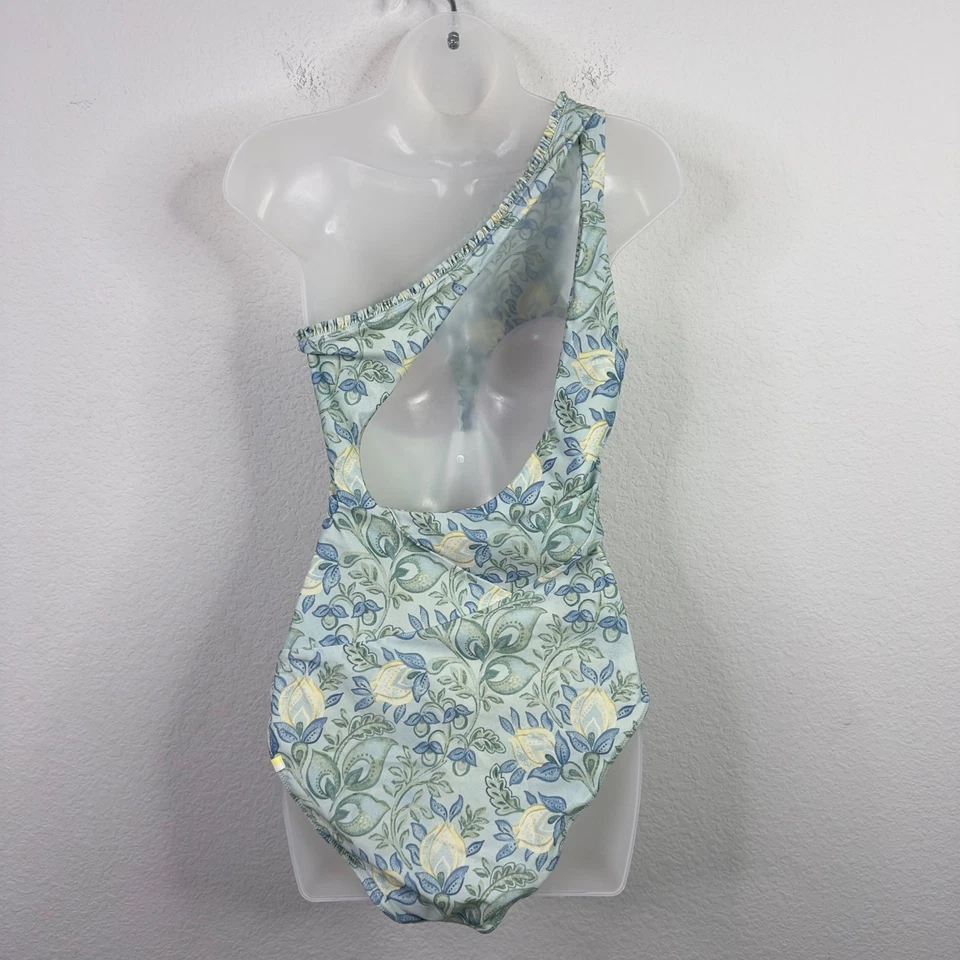 Summersalt One Piece Swimsuit Womens 12 One Shoulder Floral Cottagecore Beach - Image 2 of 4