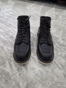 Red Wing Classic Moc Men's 6-Inch Boots in Black Leather Model 08849