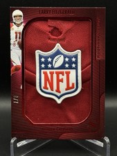 2025 Panini Silhouette Larry Fitzgerald NFL shield Patch /7 Cardinals HoF