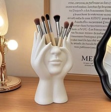Elegant Face Makeup Brush Holder   Decorative Cosmetic Organizer