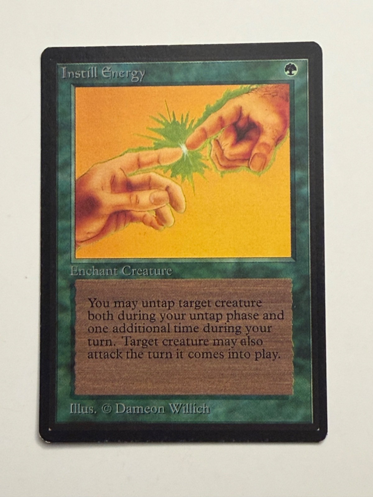 Instill Energy Beta LP MTG Magic the Gathering