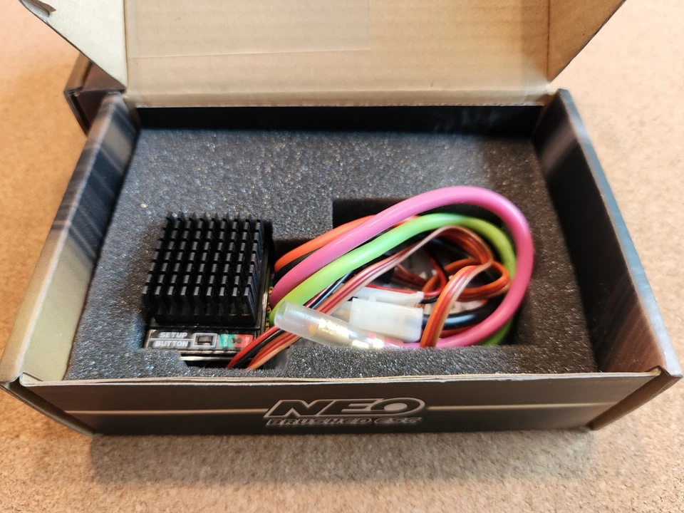 GM Racing RC Car Truck Boat Brushed Motor ESC Speed Controller 8T Turn NOS S3002 - Image 2 of 4