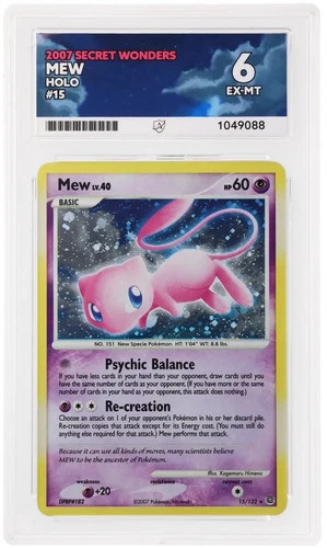 Mew Secret Wonders 15/132 Holo ACE 6 EX-MT