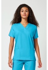Cherokee Scrubs 4700 V Neck Scrub Top Turquoise by Workwear free shipping.