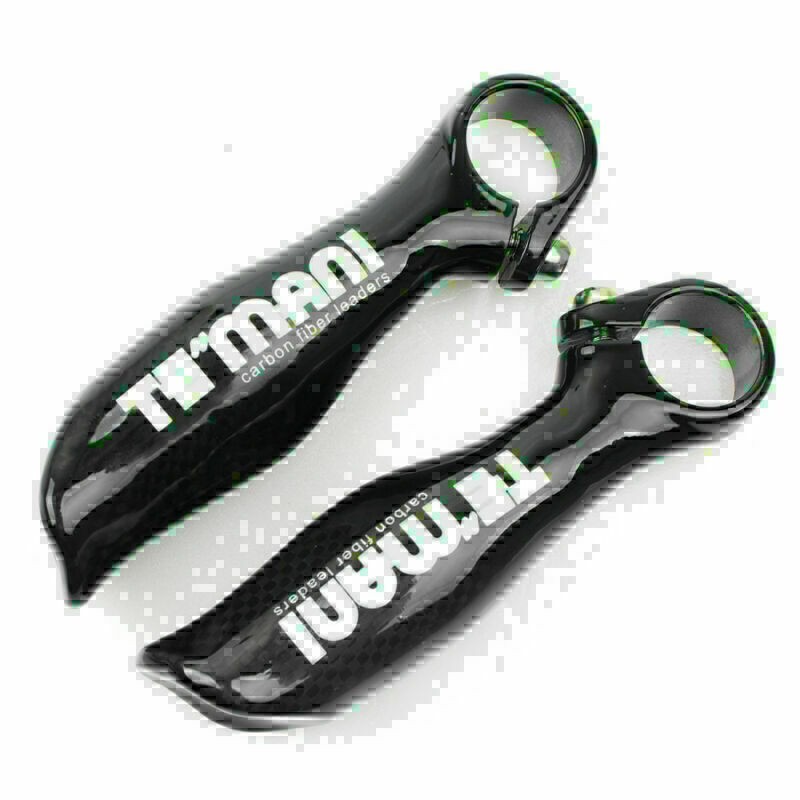 Bar End Grip Cycling MTB Mountain Bike Handlebar Carbon Fiber Black Bicycle po
