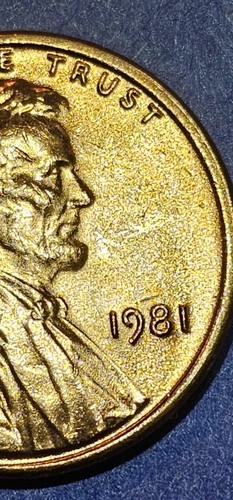 1981 Lincoln Penny, DDO Errors, Die Crack Errors, RD-EF40! - Picture 10 of 24