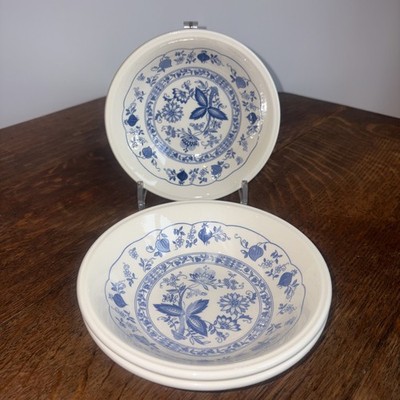 3er Set Biltons England blau Zwiebelmuster Müslischalen Beschreibung lesen (#G)
