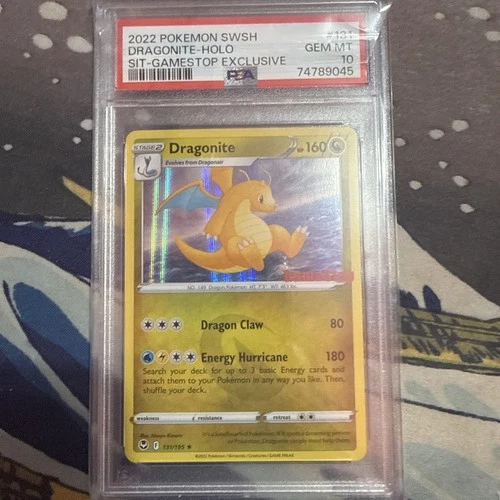 Dragonite 131/195 PSA 10 GameStop Exclusive Stamp Pokemon Slab