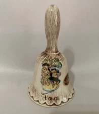 Treasure Craft USA Vintage MCM Ceramic Dole Kids Hawaii Collectible Bell