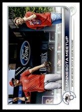 2022 Topps Series one Minnesota Meetup Los Angeles Angels/Minnesota Twins #122