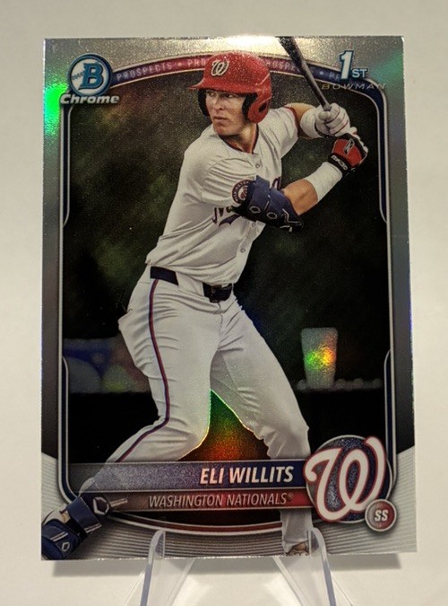 2025 Bowman Draft Chrome - Eli Willits 1st Bowman Refractor #BDC-1