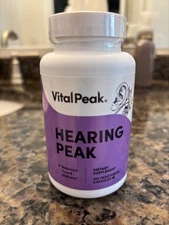 Vital Peak Hearing Peak Sealed Ear Health Supplement Inner Ear Wellness Sealed!