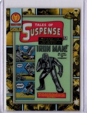 2025 Topps Chrome Marvel #IM-1 Iron Man Iron Man Gold