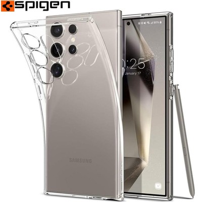 Handyhülle für Galaxy S24 Ultra Spigen Case Cover Futeral Hülle Etui Transparent