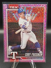 2026 Topps Series 1 Celebration Cody Freeman Pink #224 Rangers Rookie