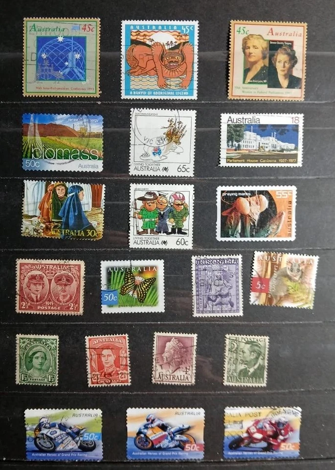 Stamp Collection From Australia Papua Tasmania Victoria Queensland S. Australia - Image 4 of 4