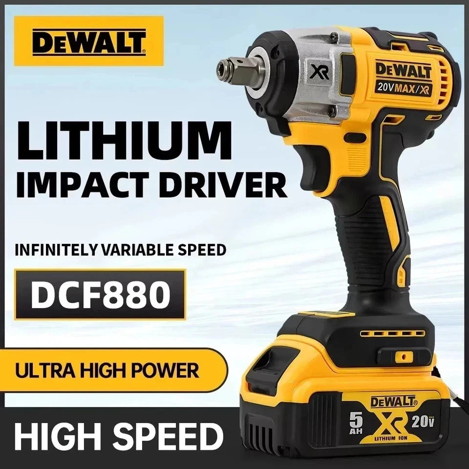 Dewalt DCF880 20V Brushless Cordless Impact Wrench 205Nm 1/2 Drive