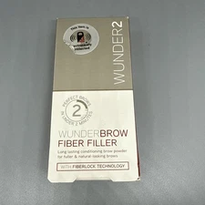 Wunder 2 Brow Fiber Filler Brunette Brow Powder 0.07 oz FREE SHIPPING