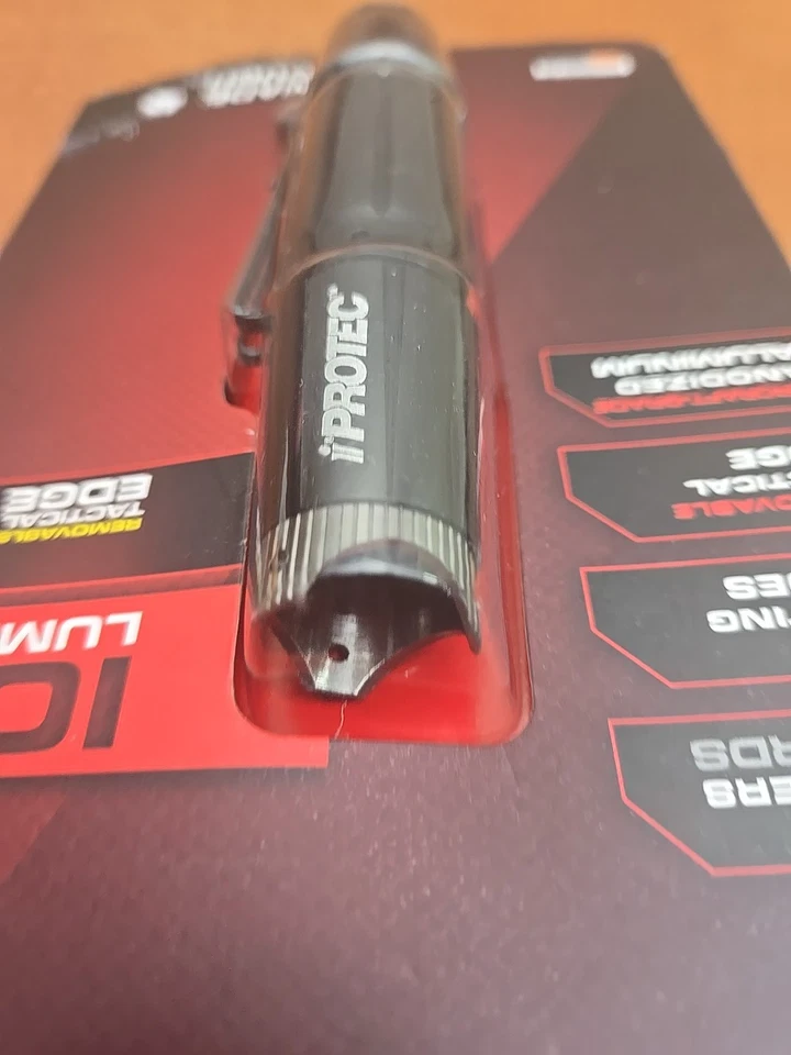 IPROTEC Pro 100 4" Light Pocket 100 Lumens Flashlight Self Defense Edge B1003 - Image 3 of 4