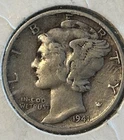 1941 Silver Mercury Dime