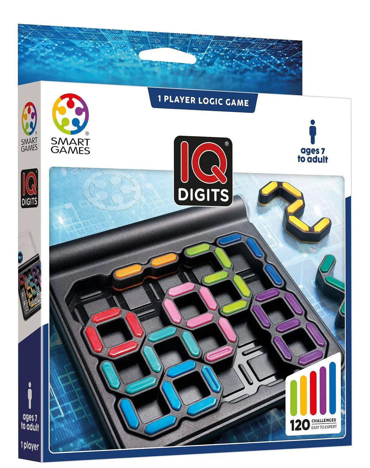 IQ DIGITS Solo Logikspiel PUZZLE TRAGBAR mit 120 SMART G Herausforderungen - Bild 7