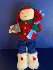 Vintage NWT Madeline in Paris Doll 20" Alpine Skis Boots Winter Eden 1997