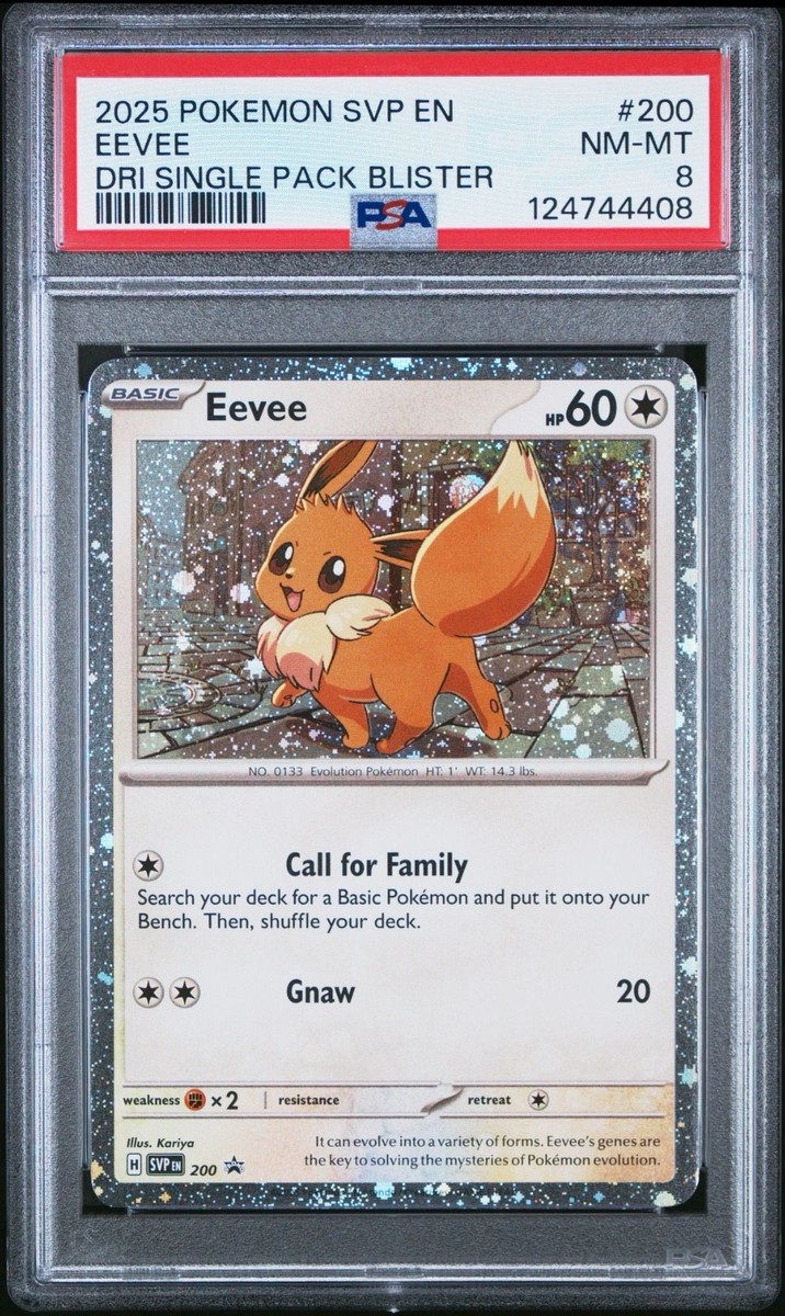 Pokemon TCG Destined Rivals - Eevee SVP 200 Blister Promo (Cosmo