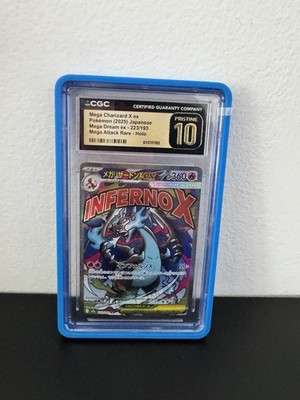 CGC Pristine 10 Mega Charizard X ex Mega Attack Rare Mega Dream