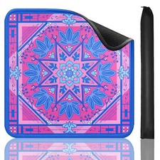 Printed Learning Mahjong Mat 33 x33 with Black Carrying Bag, Anti-Slip, No...