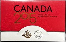 2015 Canadian Uncirculated 6 Coin Mint Set, OGP Royal Canadian Mint