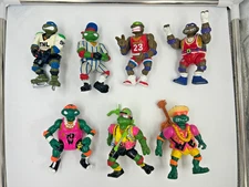Teenage Mutant Ninja Turtles Vintage Sports lot of 7