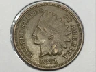 1871 Indian Cent in almost uncirculated