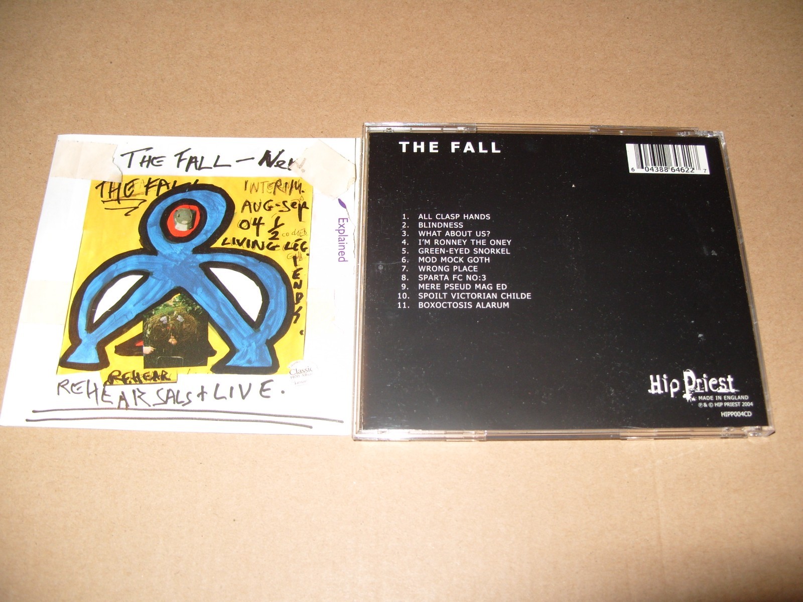 The Fall - Interim (Live Recording, 2004) CD + INLAYS EXCELLENT CONDITION. (R1)