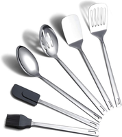 Edelstahl-Spatel FüR Kochen Und Grill - Geschlitzter Wender, Langlebig, SpüLmasc