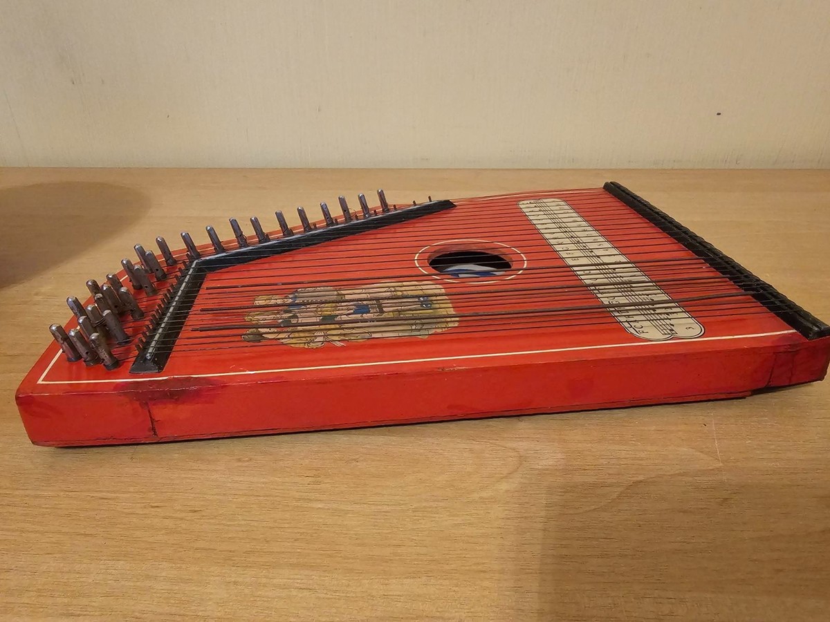 Jubel Tone Zither folk musical instrument 27 strings Musima