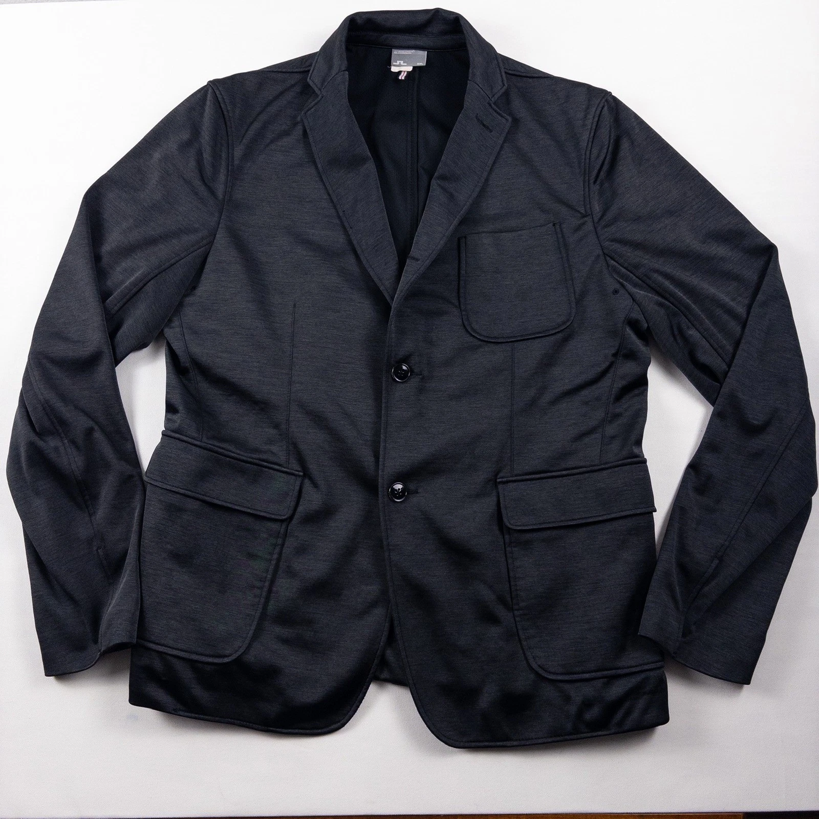 J Lindeberg Stretch Performance Blazer Mens XXL Gray Button Up Jacket Sport Coat