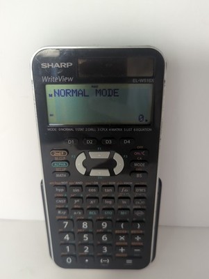 Sharp EL-W516X WriteView Scientific Solar Powered Calculator with Case