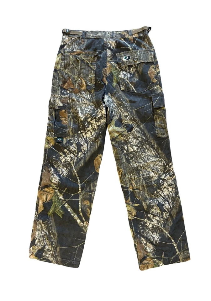 Pantalones cargo Mossy Oak camuflados juveniles talla XL Explorer caza otoño al aire libre madera Foto 2 de 4