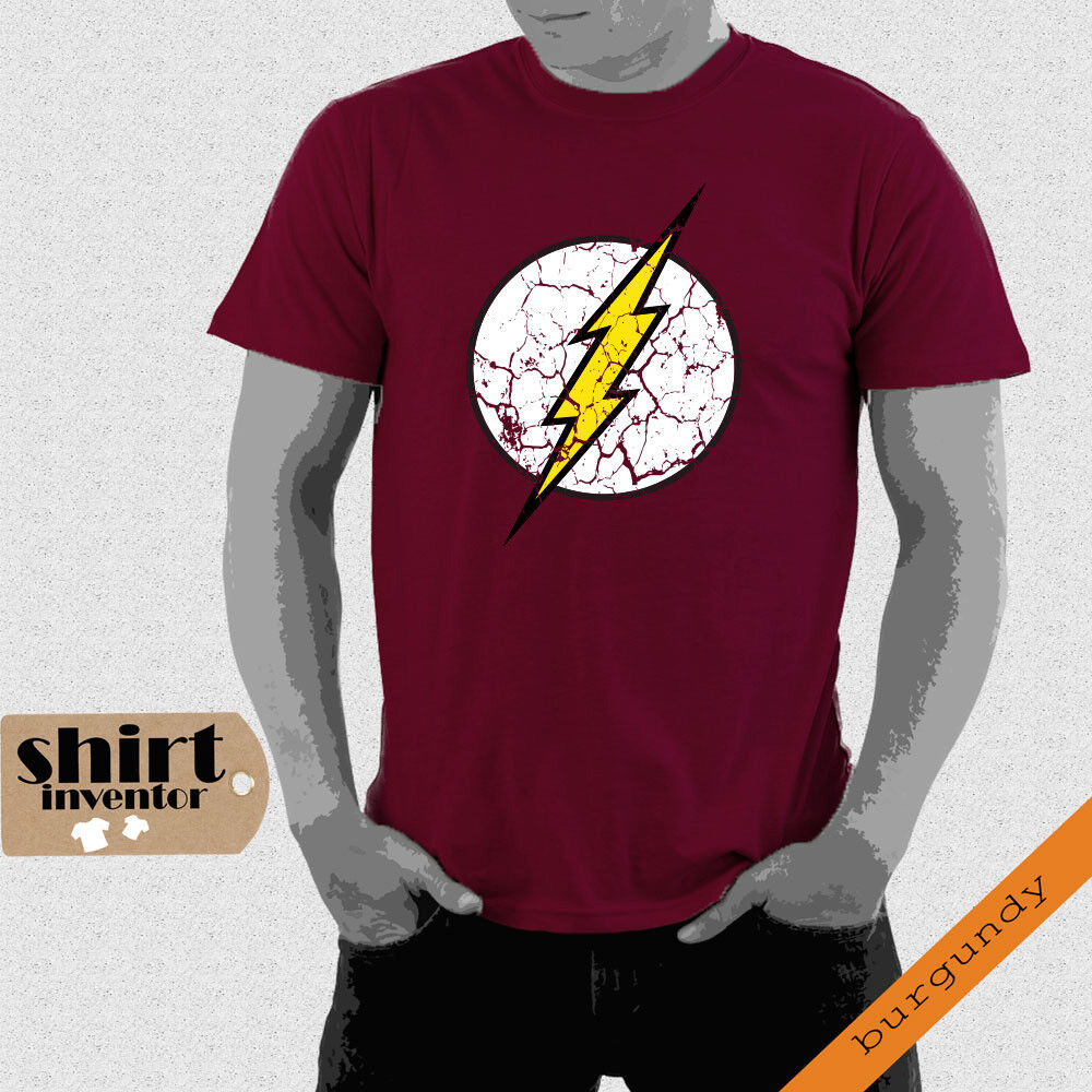 Flash Logo T-Shirt The Big Bang Theory Bazinga T-Shirt Fun bis 5XL TD023