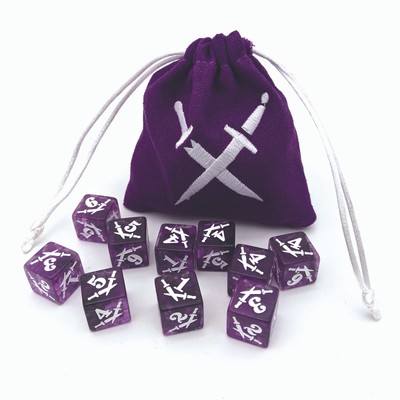 Dice and Gaming Accessories Polyhedral RPG Sets Sneak Attack Dice (10)