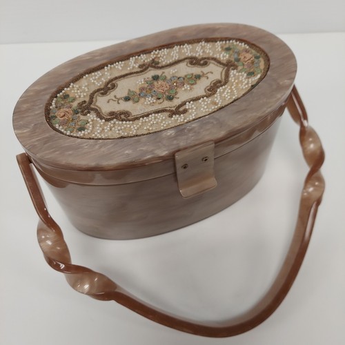 Borsa Wilardy vintage Pearl Lucite anni 50 - Foto 3 di 13