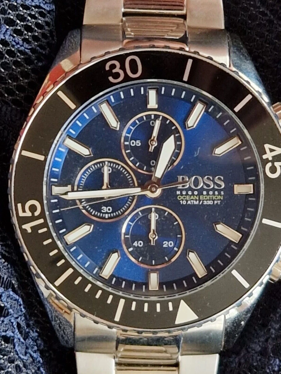 HUGO BOSS HERREN-IKON-CHRONOGRAPH-UHR hb 3191273247 Silber | eBay