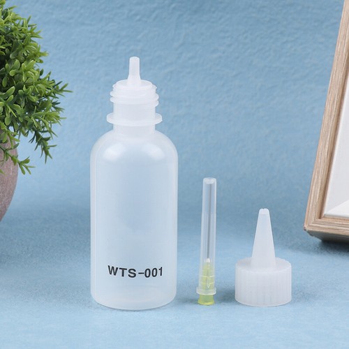 1Pc 50ML WTS-001 Plastic Liquid Alcohol Bottle With Needle For Dispenser _yi - Zdjęcie 7 z 10