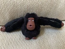 NWT KIPLING MONKEY KEYCHAIN KEY RING CHARM BLACK RED GRAY BLUE GREEN SUCK THUMB