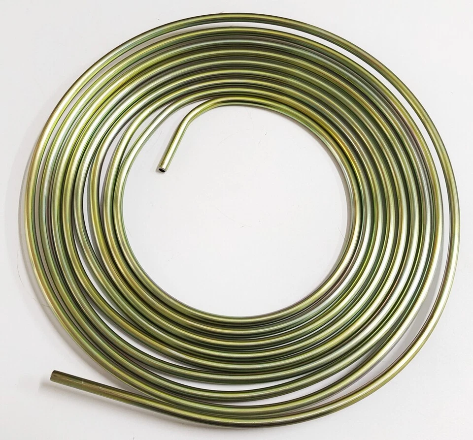 Tubo de línea de freno de automóvil de 5/16" para sistema de transmisión de frenado hidráulico bobina de 25 pies Foto 4 de 4