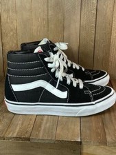 Vans SK8-Hi Pro Unisex Youth 4.5 Mens 4 Women's 5.5 Black White canvas Shoes