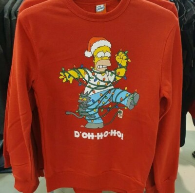 maglione natale simpson