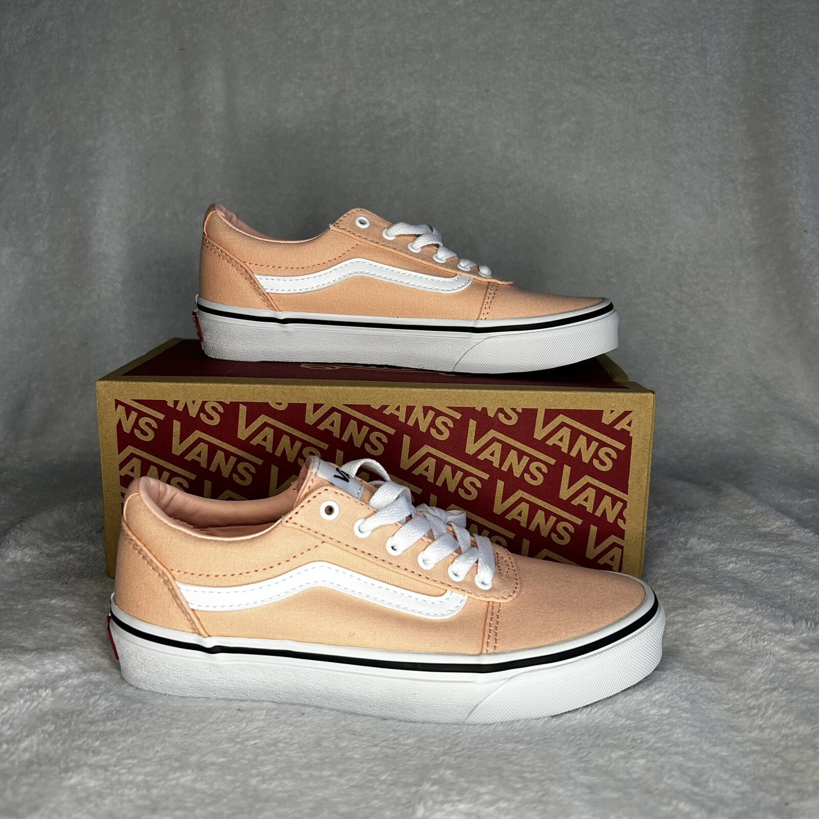 Vans Ward Canvas Skateboard Sneaker Tropical Peach scarpe basse stringate taglia 3 5