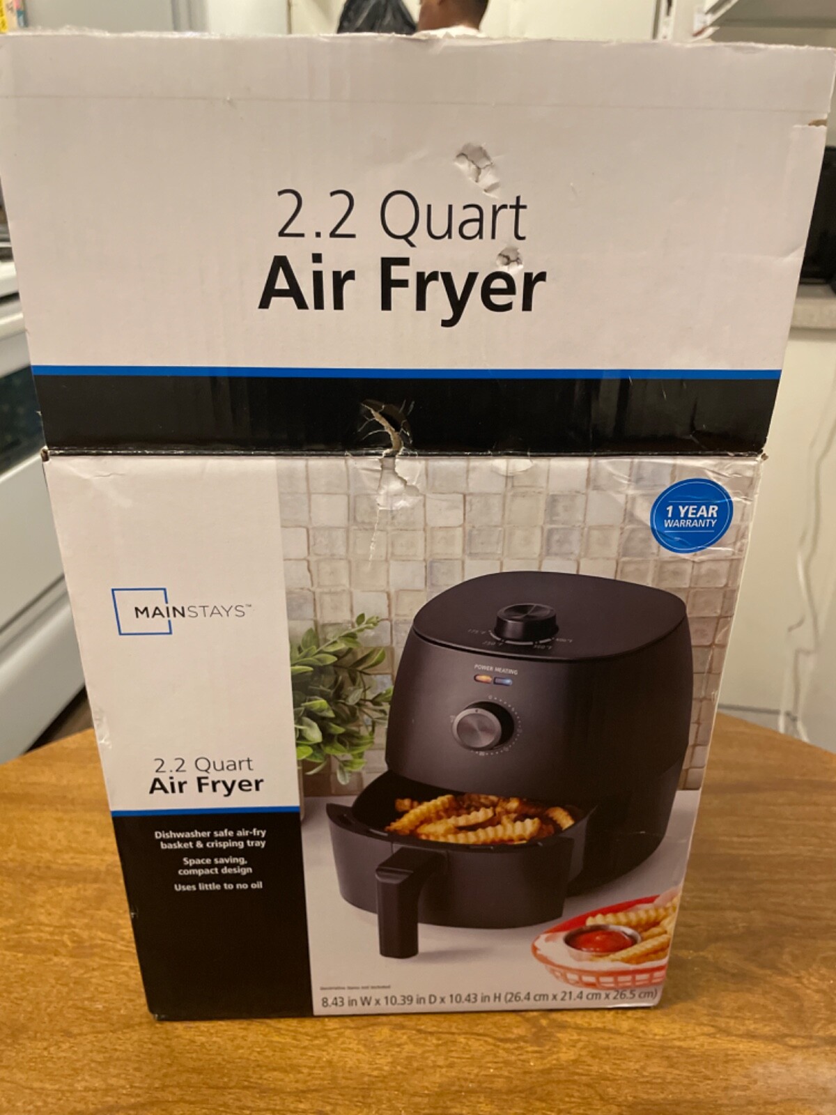 Air Fryer Mainstays 2.2 Quart eBay