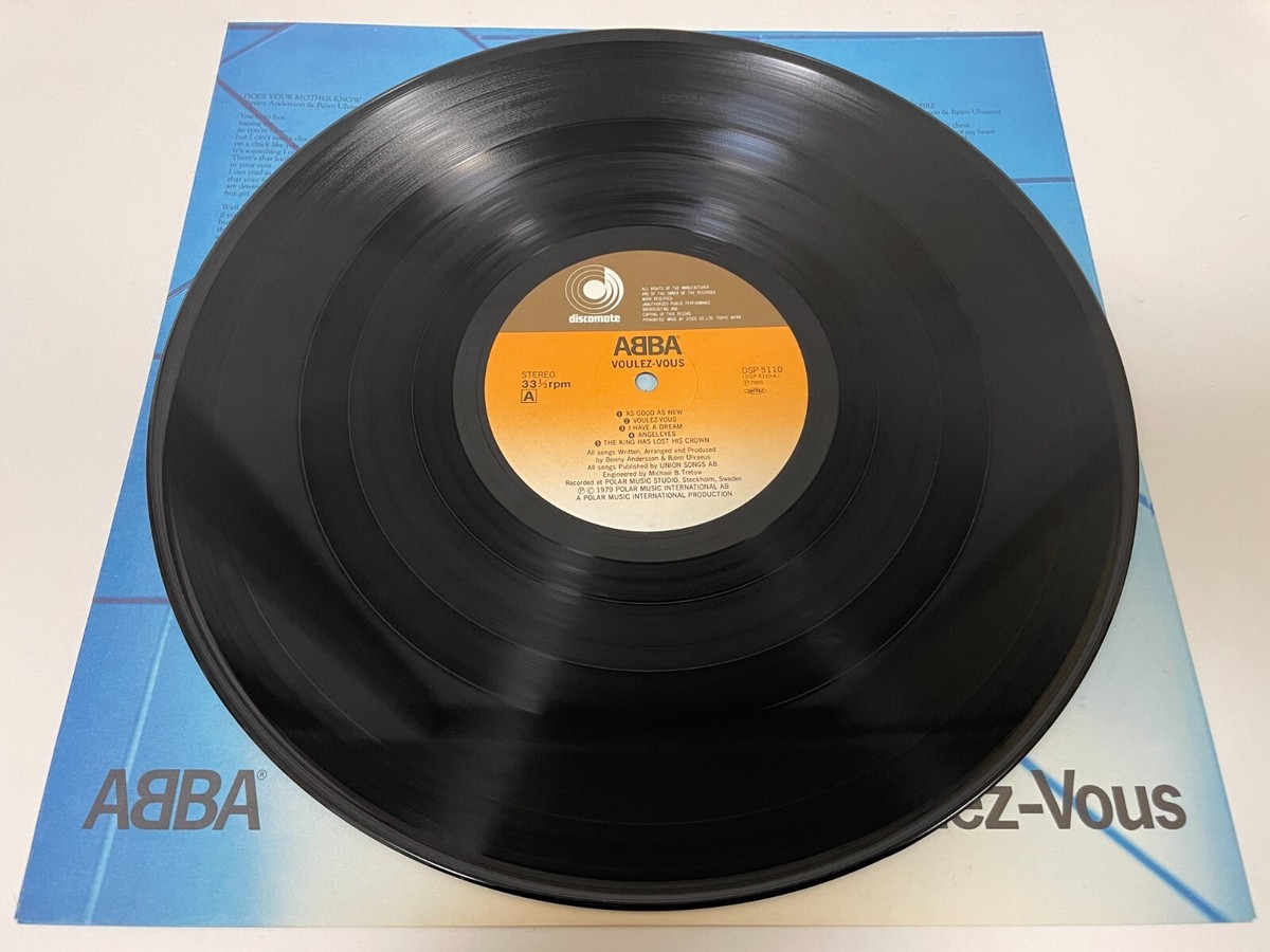 ABBA Voulez-Vous LP Vinyl Japan Discomate DSP-5110 EX W/ Obi